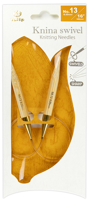 Tulip - Knina Swivel Knitting Needles 16"-40cm No.13 9.00mm