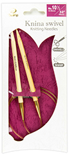 Tulip - Knina Swivel Knitting Needles 32"-80cm No.10 1/2 6.50mm