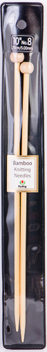 Tulip - 10" (25cm) Bamboo Knitting Needles (5 pcs) : Size 8 (5.00mm)