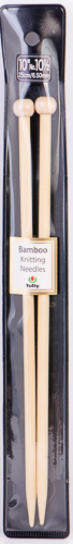 Tulip - 10" (25cm) Bamboo Knitting Needles (5 pcs) : Size 10 1/2 (6.50mm)