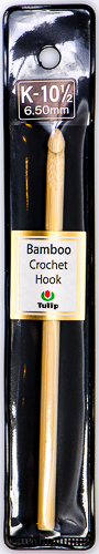 Tulip - 6" Bamboo Crochet Hook : Size K-10 1/2 (6.50mm)