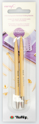 Tulip - CarryC Interchangeable Bamboo Knitting Needles (2 pcs) : Size 9 (5.50mm)
