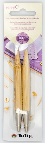Tulip - CarryC Interchangeable Bamboo Knitting Needles (2 pcs) : Size 13 (9.00mm)