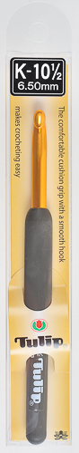 Tulip - Etimo Crochet Hook w/Cushion Grip : K-10 1/2 (6.5mm)