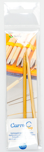 Tulip - CarryC Long Interchangeable Bamboo Knitting Needles (2 pcs) : Size 6 (4.25mm)