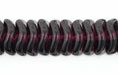 Ruffled Rondelle 12mm : Amethyst