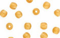 Loose Round Beads 4mm : HurriCane Glass - Butterscotch Swirl