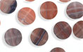 Loose Dime 8mm : HurriCane Glass - Matte Sahara Sunrise