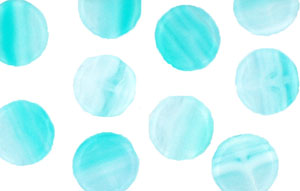 Loose Dime Bead 8mm : HurriCane Glass Turquoise