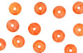 Loose Round Beads 6mm : Hurricane Glass Peach