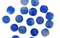 Loose Round 6mm : HurriCane Glass - Bachelor Buttons