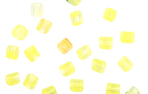 Loose Cube 9mm : HurriCane Glass - Sun Kiss