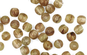 Loose Round Beads 4mm : HurriCane Glass - Camouflage
