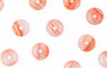 Loose Rondelles 6mm : HurriCane Glass - Lobster Bisque