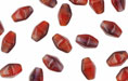 Loose Bicone 8/6mm : HurriCane Glass - Claret Wine