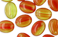 Loose Oval Lentils 12/9mm : HurriCane Glass - Flame Nettle
