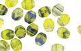 Loose Flattened Ovals 8/6mm : HurriCane Glass - Firefly Light