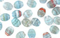 Loose Flattened Ovals 8/6mm : HurriCane Glass - Rain Shadow