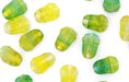 Loose Tulips 10/7mm : HurriCane Glass - Lemon Lily