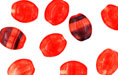 Loose Flat Ovals 9/7mm : HurriCane Glass Summer Ladybug