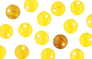 Loose Lentils 6mm : HurriCane Glass - Honey Tree