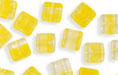 Loose Flat Squares 9mm : HurriCane Glass - Mirabella