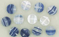 Loose Dime 8mm : HurriCane Glass - Blue Jean