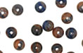 Loose Round Beads 6mm : HurriCane Glass - Midnight Haze