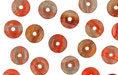 Loose Rondelles 6mm : HurriCane Glass - Redwood