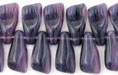 Fists of Fury 15/8 mm : HurriCane Amethyst/Jet/Tanzanite .25 M