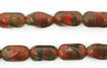 Twisted Cylinders 9/6 mm : HurriCane Siam/Jet/Green .25 M