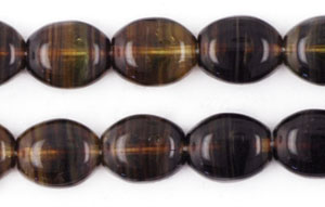 Small Ovals 8/6mm : HurriCane Brown/Olivine/Amethyst .25M