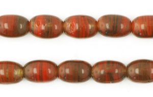 Rice Beads 7/5mm : HurriCane Brown/Olivine/Red .25M