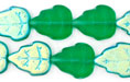 Leaves 13/10mm : Matte Green AB .25M