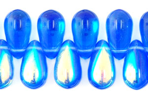 Tear Drops 10/6mm : Sapphire Blue AB .5M