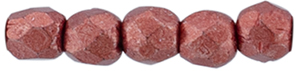 Fire-Polish 2mm : ColorTrends: Saturated Metallic Cherry Tomato