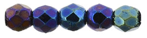 Fire-Polish 2mm : Iris - Blue