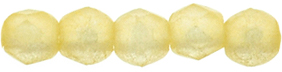 Fire-Polish 2mm : Sueded Gold Lamé
