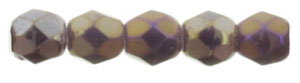 Fire-Polish 2mm : Luster Iris - Opaque Lt Amethyst