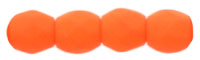 Fire-Polish 3mm : Neon Orange