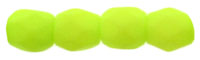 Fire-Polish 3mm : Neon Lime