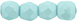 Fire-Polish 3mm : Powdery - Pastel Turquoise