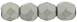 Fire-Polish 3mm : Powdery - Pastel Gray