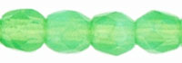 Fire-Polish 3mm : Milky Dk Peridot