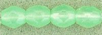 Fire-Polish 3mm : Milky Green