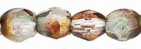 Fire-Polish 3mm : Luster - Pink/Crystal