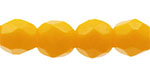 Fire-Polish 3mm : Opaque Sunflower Yellow