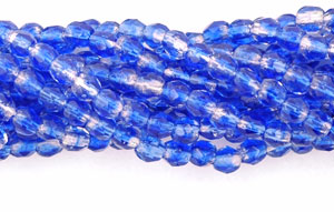 Fire-Polish 3mm : HurriCane Glass - Pink/Blue