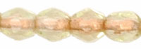 Fire-Polish 3mm : Jonquil - Copper-Lined