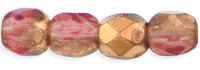 Fire-Polish 3mm : Gold 1/2 Coat - Milky Pink